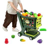 Carrello alimentare - Play Set, cestino per bambini | Strumento di sviluppo divertente che supporta l'interazione sociale e le abilità di vita, giocando giochi di ruolo durante le sessioni di gioco di