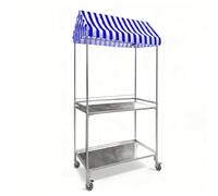 Carrello all'aperto portatile con progettazione mobile della stalla per i mercati e gli eventi dello street food