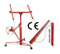 Carrello Alzalastre per Cartongesso, Alza Lastre Solleva Pannelli + Estensione - Prolunga