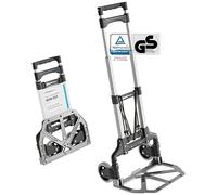 Carrello ATHLON Tools pieghevole alluminio ruote morbide con corde