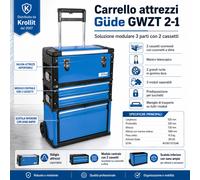 Güde 39129 GWZT 2/1 - Trolley porta attrezzi