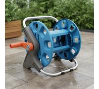 Carrello Avvolgitubo a Manovella Portatile Avvolgitubo Manuale per Cortile