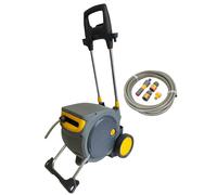 Carrello avvolgitubo automatico mobile portatile tubo flessibile retrattile p...