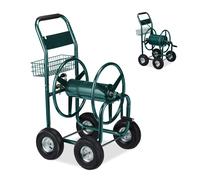 Carrello avvolgitubo Avvolgitore per tubo 4 ruote 18 kg Porta tubo mobile