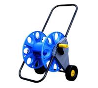 Carrello avvolgitubo con ruote Tipo a spinta giardino Capacità 45 m | Design con ruote facile da spostare, plastica resistente, di stoccaggio del tubo senza grovigli for uso