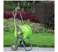 Carrello avvolgitubo da giardinaggio Set avvolgitubo da giardino 20M/30M/50M con pistola a spruzzo e sistema di guida di avvolgimento automatico Auto avvolgitubo da 98 piedi (65ft hose reel car)