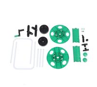 Carrello avvolgitubo da giardino, avvolgitubo da giardino, carrello avvolgitubo da giardino verde in PP riutilizzabile, risparmio di manodopera con ruote, carrello portatubo a