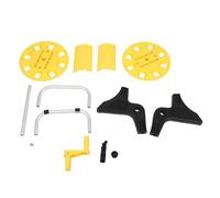 Carrello avvolgitubo da giardino Carrello avvolgitubo giallo Il carrello portatubo 'acqua contiene 30 m di tubo 'acqua