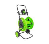 Carrello avvolgitubo da Giardino, Carrello organizzatore per Tubi dell'Acqua Semi-Automatico, Supporto Mobile per Tubi Pesanti per innaffiatura del Giardino all'aperto e Pulizia del Patio