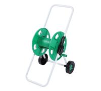 Carrello avvolgitubo da giardino, carrello portatubo a spinta manuale ruote | Supporto per avvolgitore d'acqua, ruota a spinta manuale, spazio per avvolgere il tubo di grande capacità, per cortile