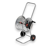Carrello avvolgitubo da giardino con struttura in acciaio per tubi da 50 mt