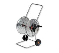 Carrello avvolgitubo da giardino in acciaio per tubi da 80 mt