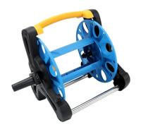 Carrello Avvolgitubo da Giardino in PP Blu, per 35 Metri | Organizza Tubi e Cavi, Previene Grovigli, per Lavaggio Auto e Pulizia del Cortile
