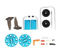 Carrello avvolgitubo da giardino Organizzatore portatile per avvolgitubo resistente con ruote per irrigazione da giardino Prato Tubo in alluminio ABS PP 88x43x38 cm