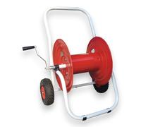 Carrello avvolgitubo da giardino pesante in acciaio zincato G43