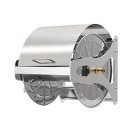 Carrello avvolgitubo da giardino portatile in acciaio inox, contiene 69,8 m di tubo da 1 5,1 cm, ideale per l'irrigazione del prato e il lavaggio dell'auto, facile da spostare, soluzione di stoccaggio