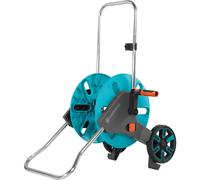 Gardena 18511-20 avvolgitubo da giardino Carrello avvolgitubo Manuale Nero, Blu, Acciaio inossidabile
