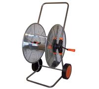 Carrello Avvolgitubo Manuale 110 mt in Acciaio Agrati Silver