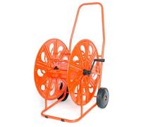 Carrello Avvolgitubo Manuale 140 mt in Acciaio Agrati Rosso