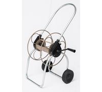 Carrello Avvolgitubo Manuale 60 mt in Acciaio Zincato con Manico Regolabile Agrati