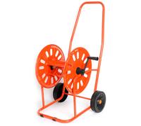 Carrello Avvolgitubo Manuale 80 mt in Acciaio Verniciato Agrati Rosso