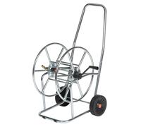 Carrello Avvolgitubo Manuale 80 mt in Acciaio Zincato Agrati Silver