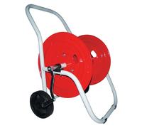 CARRELLO AVVOLGITUBO TUBO MAX 82m MISURA 1/2" CON MANICO E RUOTE VALGARDEN