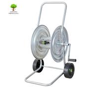 CARRELLO AVVOLGITUBO VERDEMAX IN ACCIAIO ZINCATO 50mt per TUBO 1/2"