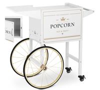 Carrello base per macchina per popcorn con mobiletto retrò 51x37 cm - bianco