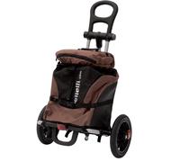 b bellelli B-Tourist - Trolley 2 in 1 da bici e a mano per trasporto materiali con borsa - Si aggancia al telaio - colore lime