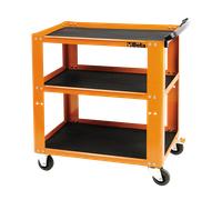 CARRELLO A TRE RIPIANI ROSSO ART. C51/R