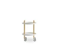 Carrello Block Bianco Ø45