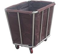 Carrello blu con ruote, mobile per servizio e lavanderia, 90 x 65 x 80 cm, soluzione versatile per la casa e il lavoro