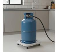 Carrello Bombola Gas Facile da Spostare Base Mobile Bombola GPL Uso Adaptable