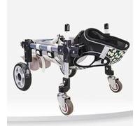 Carrello Cani Disabili Sedia a Rotelle per Cani con Supporto Completo con 4 Ruote, Carrello per Animali di Piccola/Media/Grande Taglia per Passeggiate, Assistente per Passeggiate con Cani Disabili(XS)