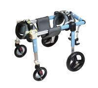 Carrello Cani Disabili Xs/s/m/l/xl/xxl Carrozzina per Cani per Zampe Anteriori E Posteriori, Tapis Roulant con Supporto Completo per Cani di Tutte Le Razze, Sedia a Rotelle Regolabile per Zampe di Can