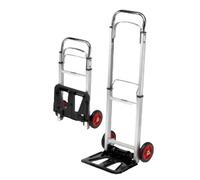 Carrello Carellino Portapacchi in alluminio Pieghevole Salvaspazio Portata 90 Kg