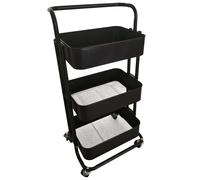 Carrello Carrellino Cucina Bagno Mobile Ruote 3 Ripiani Salvaspazio Slim