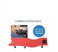 Carrello/Carrellino sottoauto/sotto auto per meccanico/officina con poggia testa