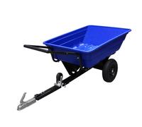 Carrello Carretto da Giardino con Pneumatici da Strada per Giardinaggio