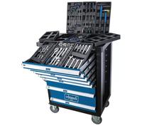 CARRELLO CASSETTIERA CON UTENSILI ATTREZZI OFFICINA 70 PZ SCHEPPACH TW1100