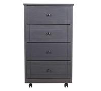 Carrello Cassettiera Giada con piano mattonelle in ceramica GRIGIO