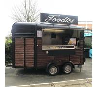 Carrello commerciale completo di vendita del gelato del caffè del BBQ della cucina del rimorchio del camion dell'alimento della concessione per gli eventi di ristorazione di affari di strada