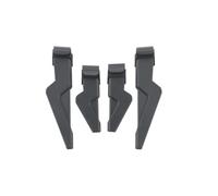 Carrello, compatibile con BRDRC, Mavic 3 Mavic 3 Pro | Set piede anteriore; ABS+PC, nero; 22,9 g; davanti 8.7*2*1.8 cm, dietro 5.5*2*2.2 cm