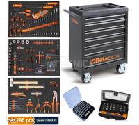 Carrello completo di 196 utensili Beta C04BOX VU 6 tiretti nero
