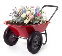 Carrello con 2-4 ruote, carriola, carrello ribaltabile per cortile e
