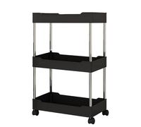 Carrello con mensole a più livelli, scaffale mobile, organizer per la casa con stile facile da spostare, carrello a più livelli per casa, ufficio, bagno, area artigianale quotidiana