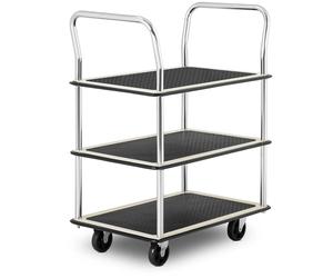 Carrello con pianale - Fino a 150 kg - 3 ripiani | MSW