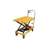 Carrello con piano di sollevamento idraulico con carrello a forbice idraulico Sollevatore manuale a forbice singola for la movimentazione di materiali(150kg)
