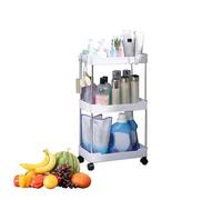 Carrello con ripiano di stoccaggio: carrelli rotabili con ruote, carrelli a gradini con ruote | carrelli multiuso per bevande e rinfreschi per camera da letto
